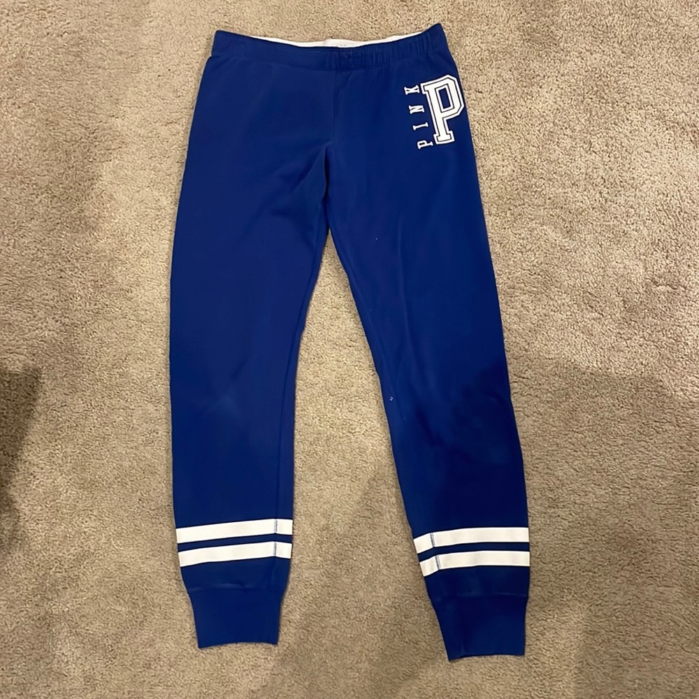 Pink (Victoria’s Secret) Blue Sweats Size Small!